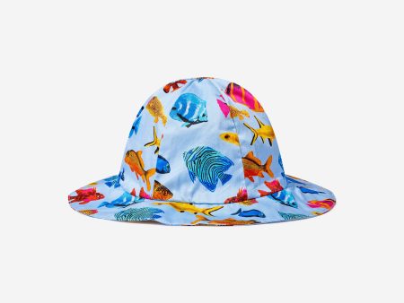 Rachel Riley Baby Girls Tropical Fish Sun Hat in Multicolour Discount