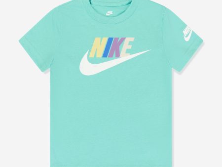 Kids Futura T-Shirt in Green Online Hot Sale