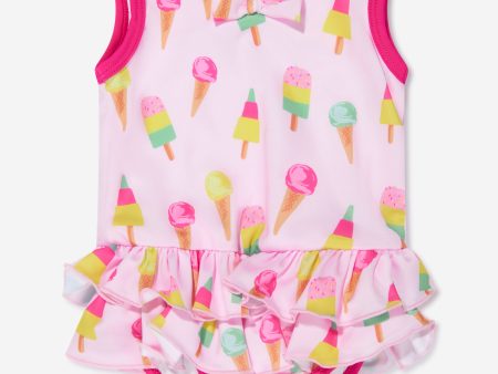 Rachel Riley Baby Girls Ice Lolly Swimsuit in Pink Online Hot Sale