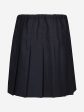 Zeco Girls School Junior Stitch Down Pleat Skirt in Navy Fashion