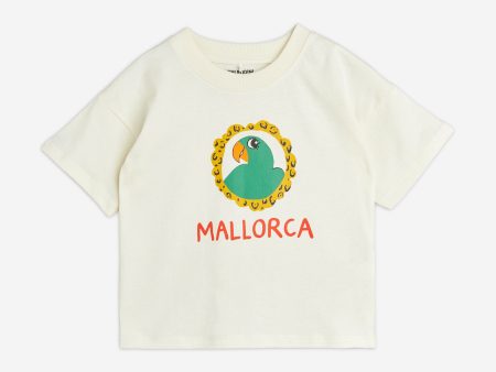 Mini Rodini Kids Parrot T-Shirt in Ivory Online Sale