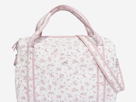 Baby Girls Floral Print Changing Bag in Pink (47 cm) Supply