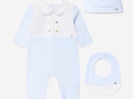 Baby Boys Babygrow Gift Set in Blue Fashion