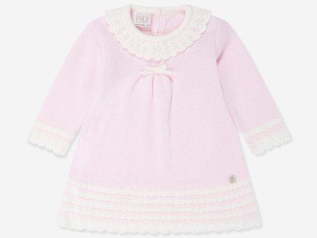 Baby Girls Knitted Dress in Pink Online