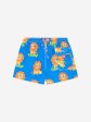 MC2 Saint Barth Boys Skateboard Leo Swim Shorts in Blue For Cheap