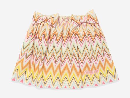 Missoni Baby Girls Zigzag Skirt in Multicolour For Discount