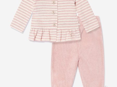 Baby Girls 2 Piece Outfit Set in Pink Online Sale