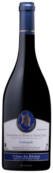 Domaine du Bois de Saint Jean - L Intrépide Côtes du Rhône 2022 (750ml) Online now