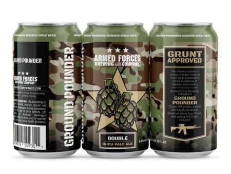 Armed Forces Brewing Company - Ground Pounder (6 pack 12oz cans) Discount